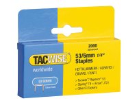 Tacwise 53 Light-Duty Staples 6mm (Type JT21 A) (Pack of 2000)