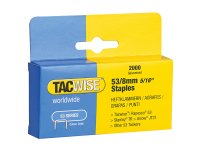 Tacwise 53 Light-Duty Staples 8mm (Type JT21 A) (Pack of 2000)