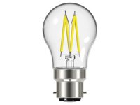 Energizer LED BC (B22) Golf Filament Non-Dimmable Bulb Warm White 470lm 4W
