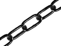 Faithfull Black Japanned Chain 2.5mm x 2.5m - Max. Load 50kg