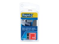 Rapid 53/10B 10mm Stainless Steel Fine Wire Staples (Box of 1080)