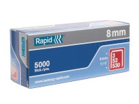 Rapid 53/8B 8mm Galvanised Staples (Box of 5000)