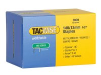 Tacwise 140 Galvanised Staples 12mm (Pack of 5000)