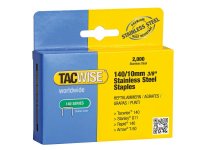 Tacwise 140 Stainless Steel Staples 10mm (Pack of 2000)
