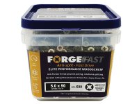 ForgeFix ForgeFast Pozi Compatible Elite Performance Wood Screw ZY 5.0 x 50mm (Tub of 600)