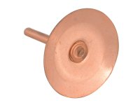 ForgeFix Copper Disc Rivets 20 x 20 x 1.5mm (Bag of 100)