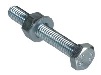 ForgeFix High Tensile Set Screw ZP M6 x 40mm Forge (Pack of 8)