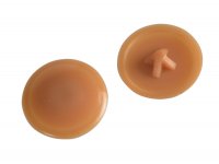ForgeFix Pozi Compatible Cover Cap Light Brown No.6-8 Forge (Pack of 50)
