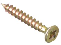 ForgeFix Multi-Purpose Pozi Compatible Screw CSK ST ZYP 4.0 x 35mm (Box of 200)