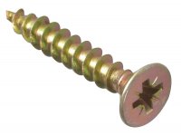 ForgeFix Multi-Purpose Pozi Compatible Screw CSK ST ZYP 5.0 x 20mm (Box of 200)