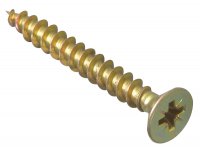 ForgeFix Multi-Purpose Pozi Compatible Screw CSK ST ZYP 5.0 x 40mm (Box of 200)