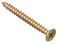 ForgeFix Multi-Purpose Pozi Compatible Screw CSK ST ZYP 5.0 x 55mm (Box of 200)