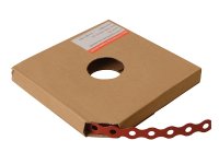 ForgeFix Red Plastic Coated Pre-Galvanised Band 12mm x 0.8 x 10m