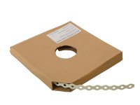 ForgeFix White Plastic Coated Pre-Galvanised Band 12mm x 0.8 x 10m