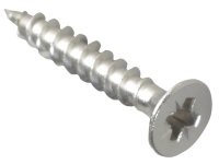 ForgeFix Multi-Purpose Pozi Compatible Screw CSK ST S/Steel 4.0 x 25mm (Box of 200)