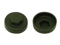ForgeFix TechFast Cover Cap Olive Green 16mm (Pack of 100)