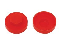 ForgeFix TechFast Cover Cap Poppy Red 16mm (Pack of 100)