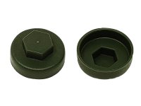 ForgeFix TechFast Cover Cap Olive Green 19mm (Pack of 100)