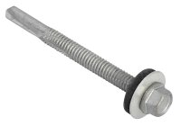 ForgeFix TechFast Hex Head Roofing Screw Self-Drill Heavy Section 5.5 x 60mm (Pack of 50)