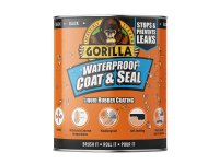 Gorilla Glue Waterproof Coat & Seal Liquid Rubber Coating Black 473ml