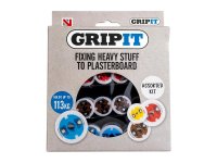 Gripit Plasterboard Fixings Assorted Kit 32 Piece