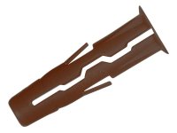 Rawlplug Brown UNO® Plugs 7 x 30mm (Pack of 1000)