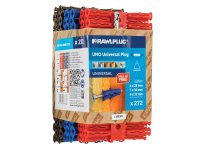 Rawlplug Mixed UNO® Plugs (Pack of 272) + Drill Bit