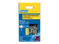 Rapid High Performance Rivets 4.8 x 12mm (Box of 300)