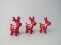 Giftware Trading Red Reindeer Tree Decoration