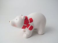 Giftware Trading Small Polar Bear with Scarf