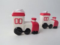 Giftware Trading Red and White Train Decoration