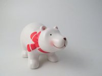 Giftware Trading Medium Polar Bear with Scarf