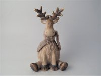 Giftware Trading Sitting Reindeer