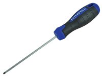 Faithfull Soft Grip Screwdriver Flared Slotted Tip 5.5 x 100mm