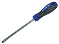 Faithfull Soft Grip Screwdriver Flared Slotted Tip 10.0 x 200mm