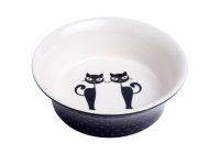 Petface Ceramic Cat Bowl - Silhouette