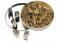 Lets Make Alphabet Cookie Cutters Tin (Set of 26)