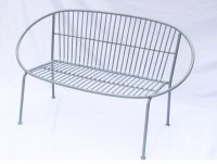 Minster Stylish 130cm Grey 2 Seater Bench