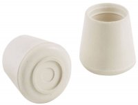 Select Rubber White Leg Tips