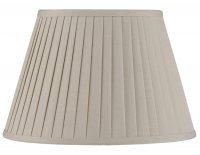 Pacific Lifestyle Lyndon 40cm Taupe Poly Cotton Knife PleatShade