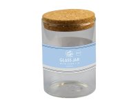 Cooke & Miller Glass Jar with Cork Lid - 600ml