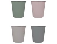 Cooke & Miller Natural Plastic Waste Bin - 6L - Assorted