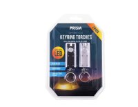 Prism LED Keyring Torch - 2 Pack