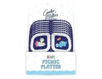 Cooke & Miller Space Dinosaur Small Picnic Platter