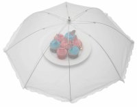 KitchenCraft Umbrella Food Cover White 76cm