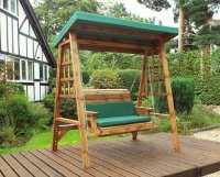 Charles Taylor Dorset 2 Seater Swing - Green