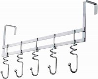 Buckingham Over The Door 5 Swirl Hook Coat Hanger
