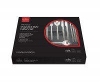 Grunwerg Chopstick Pattern 18/0 Stainless Steel 44Pc Cutlery Set