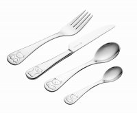 Viners Bertie Bear Kids Cutlery Set - 4 Piece Giftbox