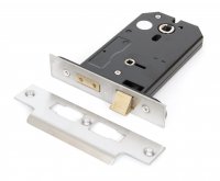 SS 5" Horizontal Bathroom Lock